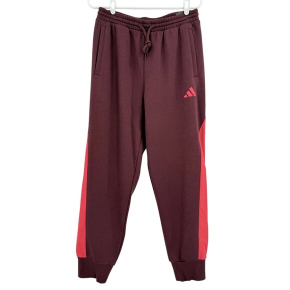 Adidas Men's Regular Fit Aurora Ruby Multi Sport Fleece Jogger Pants Size M NWT - Picture 1 of 10